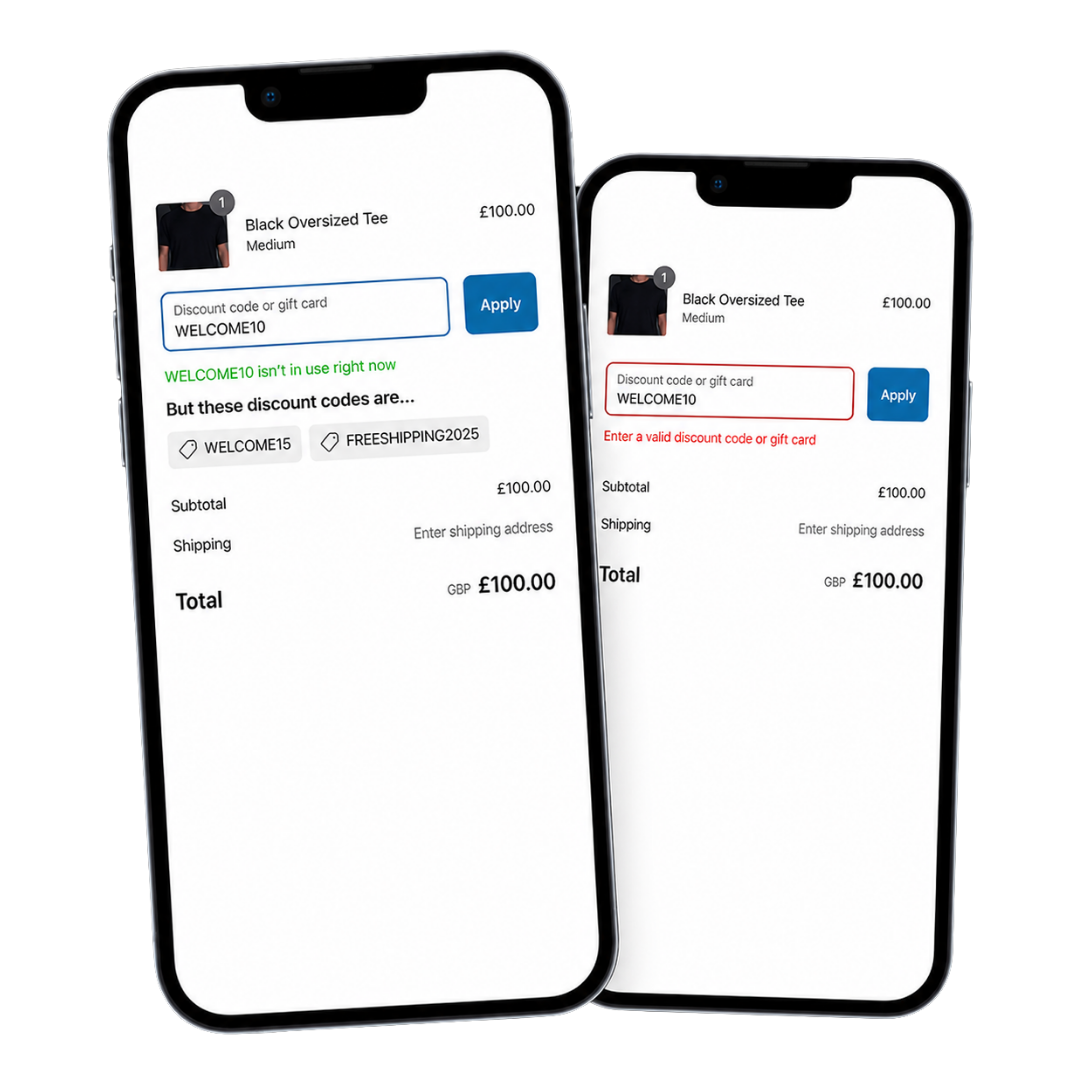 RE:CVR discount code recovery